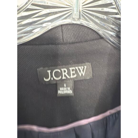 J.Crew Black Office Career Business Corporate New Going Out Blazer Size 6 - Picture 2 of 11